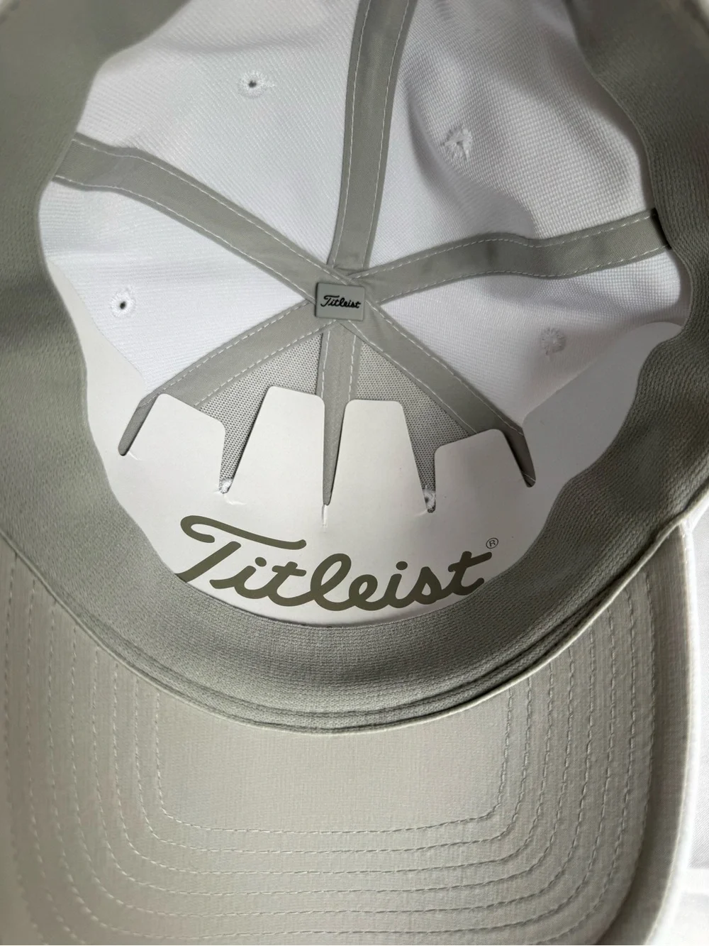 Titleist Tour Performance Hat NWT GT Players White Black Golf Cap Adjustable